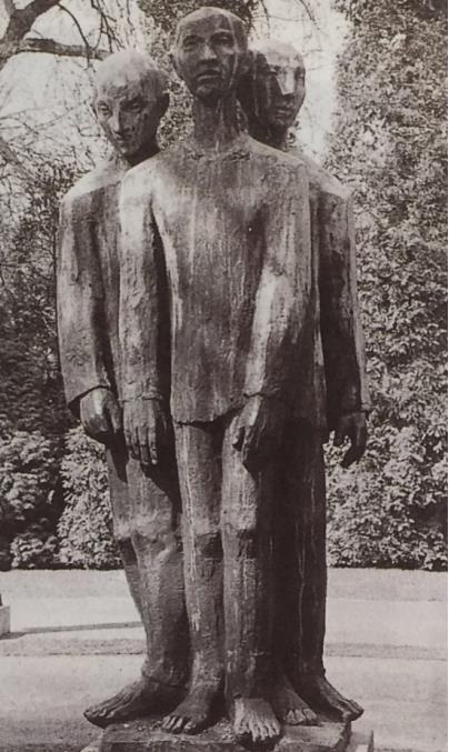 集中营牺牲者雕塑,人物雕塑